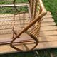 Rattan basket bed
