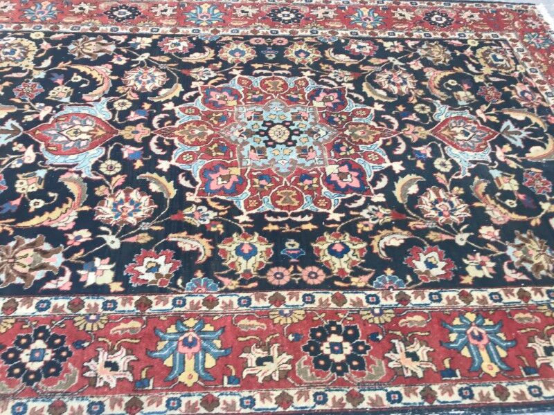 Carpet old Persian Tabriz done hand 200 X 300 cm
