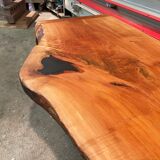 Solid pear tree bench