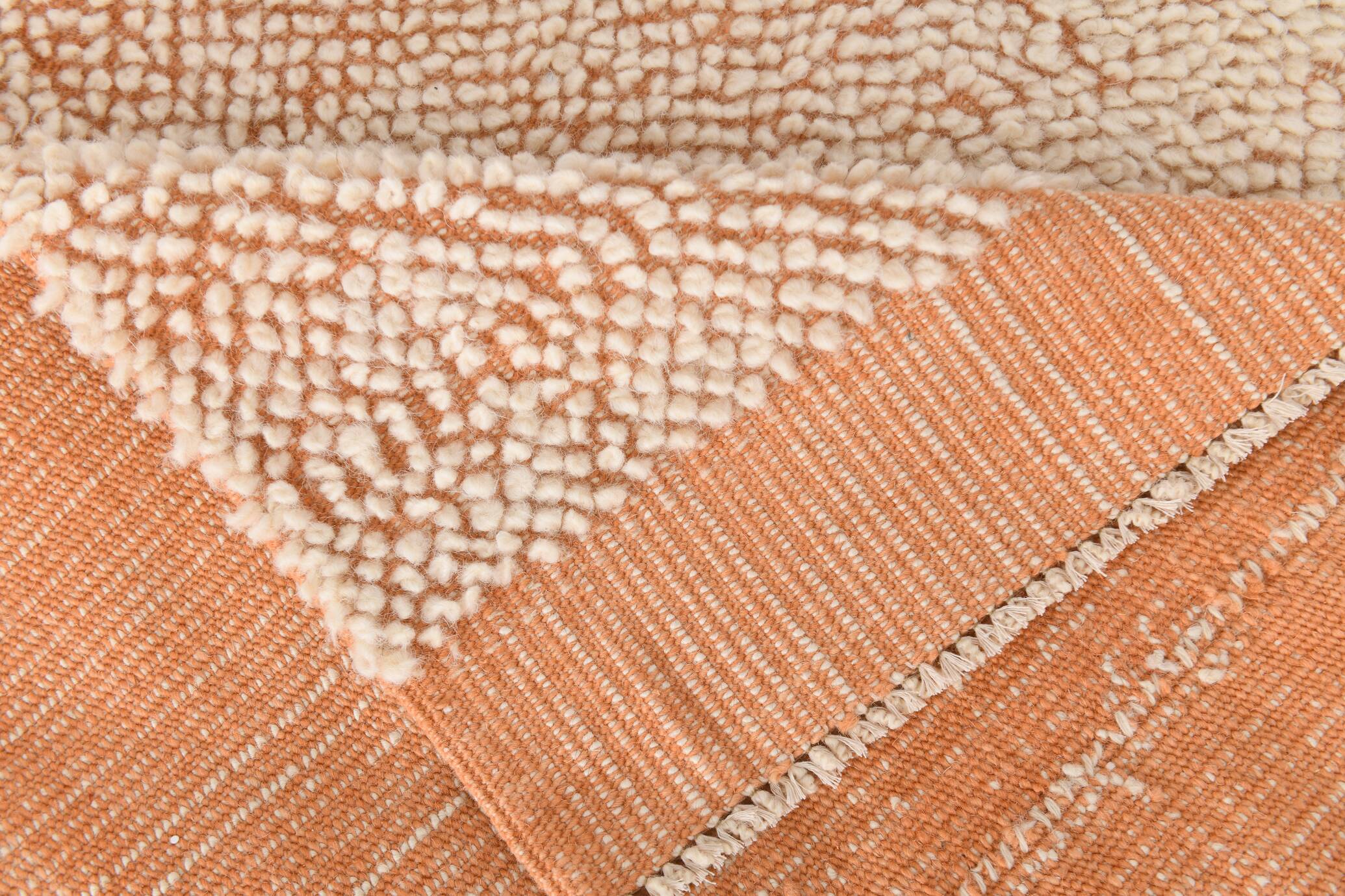 6x10 Rug For Living Room Soft Orange Vintage Rug, 200x307Cm SK 34952