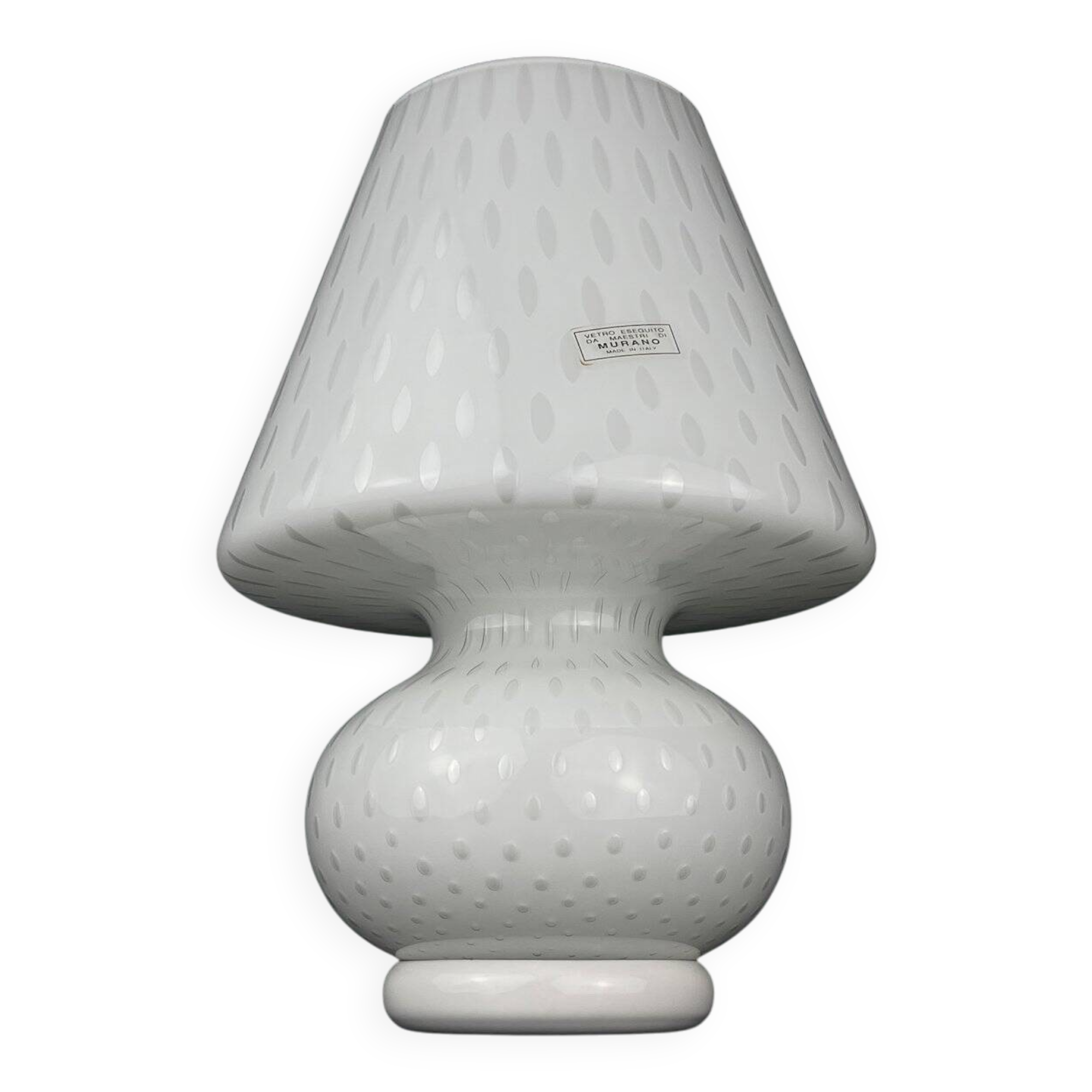 Murano glass table lamp Mushroom, Italy, 1990s