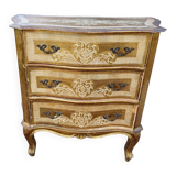 Limed chest of drawers 3 drawers