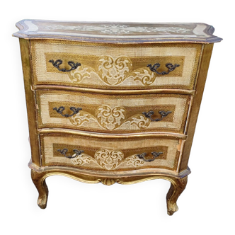 Limed chest of drawers 3 drawers