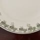 Round ironstone dish Moulin des Loups & Hamage Nord Violetta model