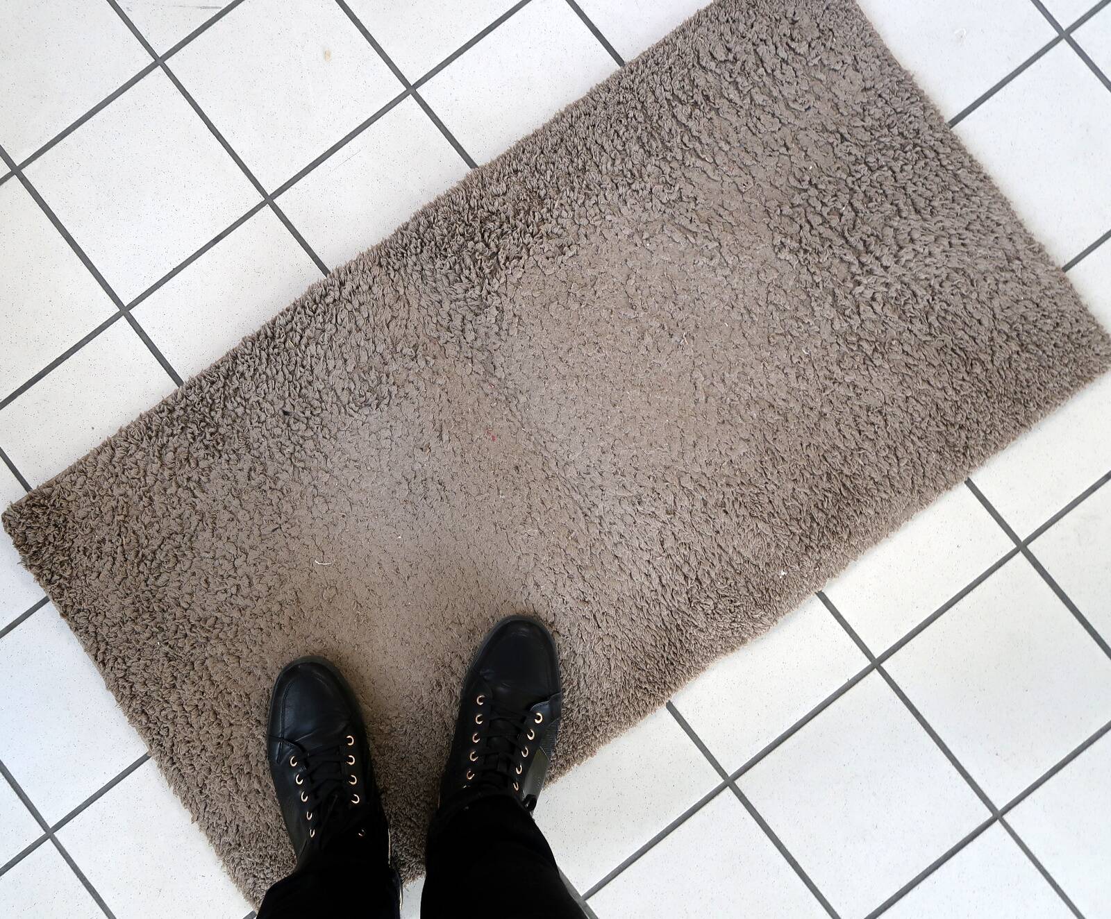 Tapis Vintage Moderne Allemand (57cm x 111cm), Années 1960