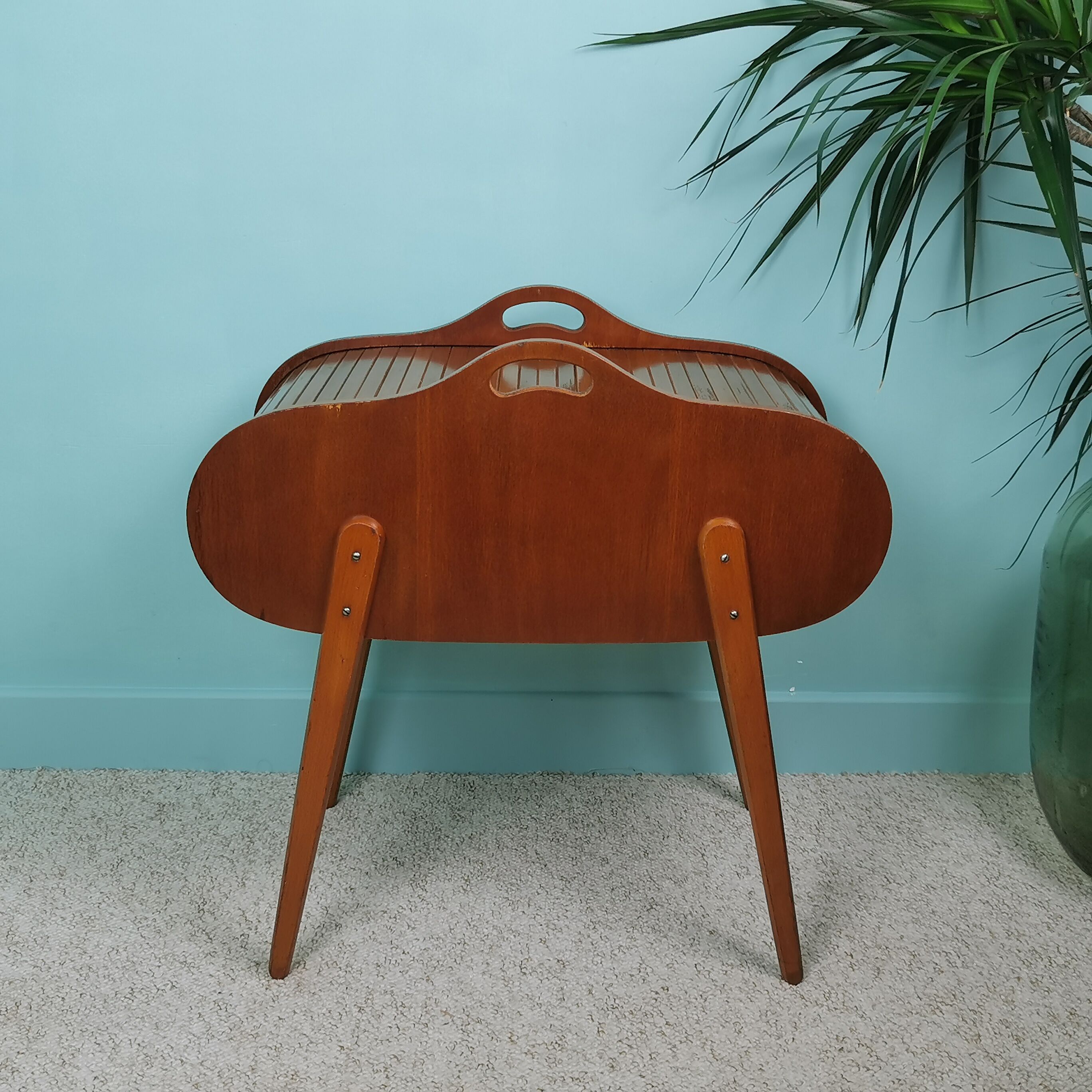 Scandinavian sewing cart