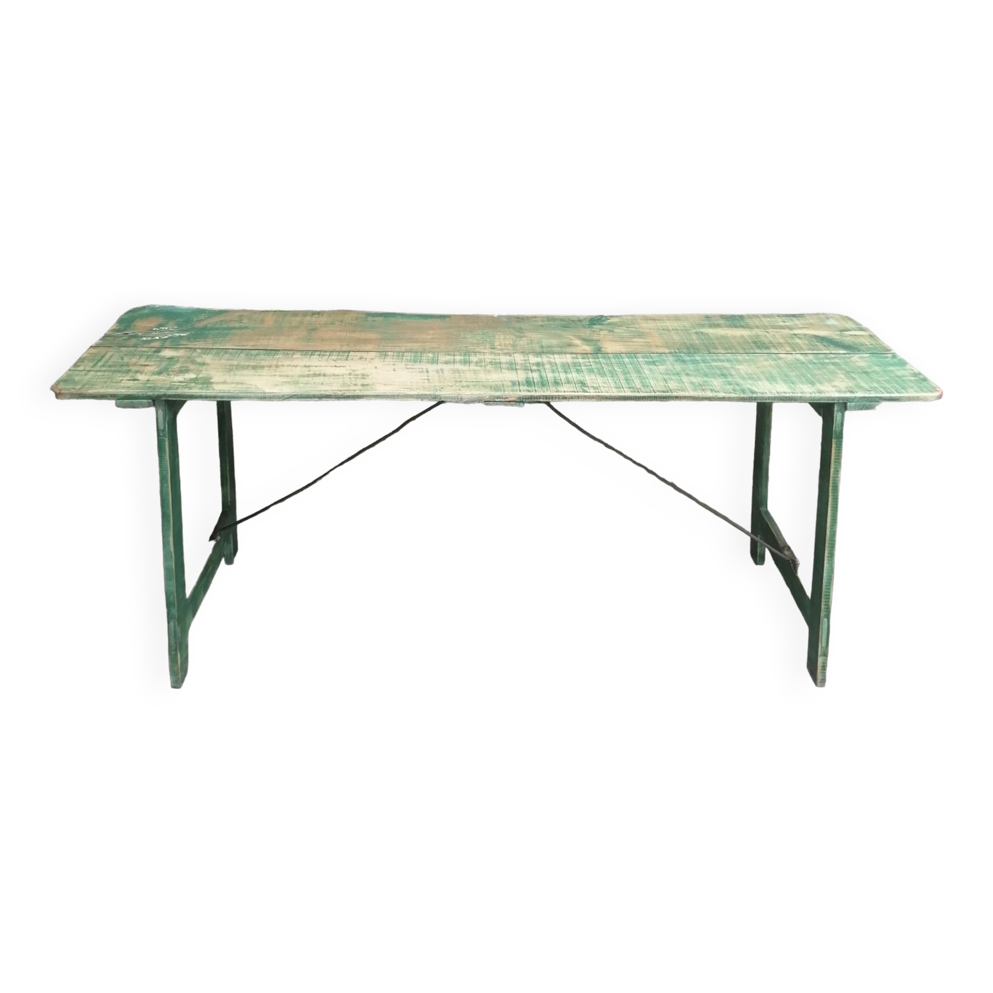 Folding wooden table long 200cm