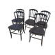 Lot de 5 chaises Napoléon III