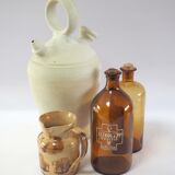 Old pitcher with side handle