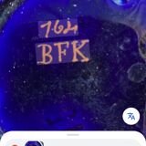 Pretty little vase, enamelled bfk boch and brother