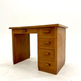 Vintage desk in solid oak 1950s