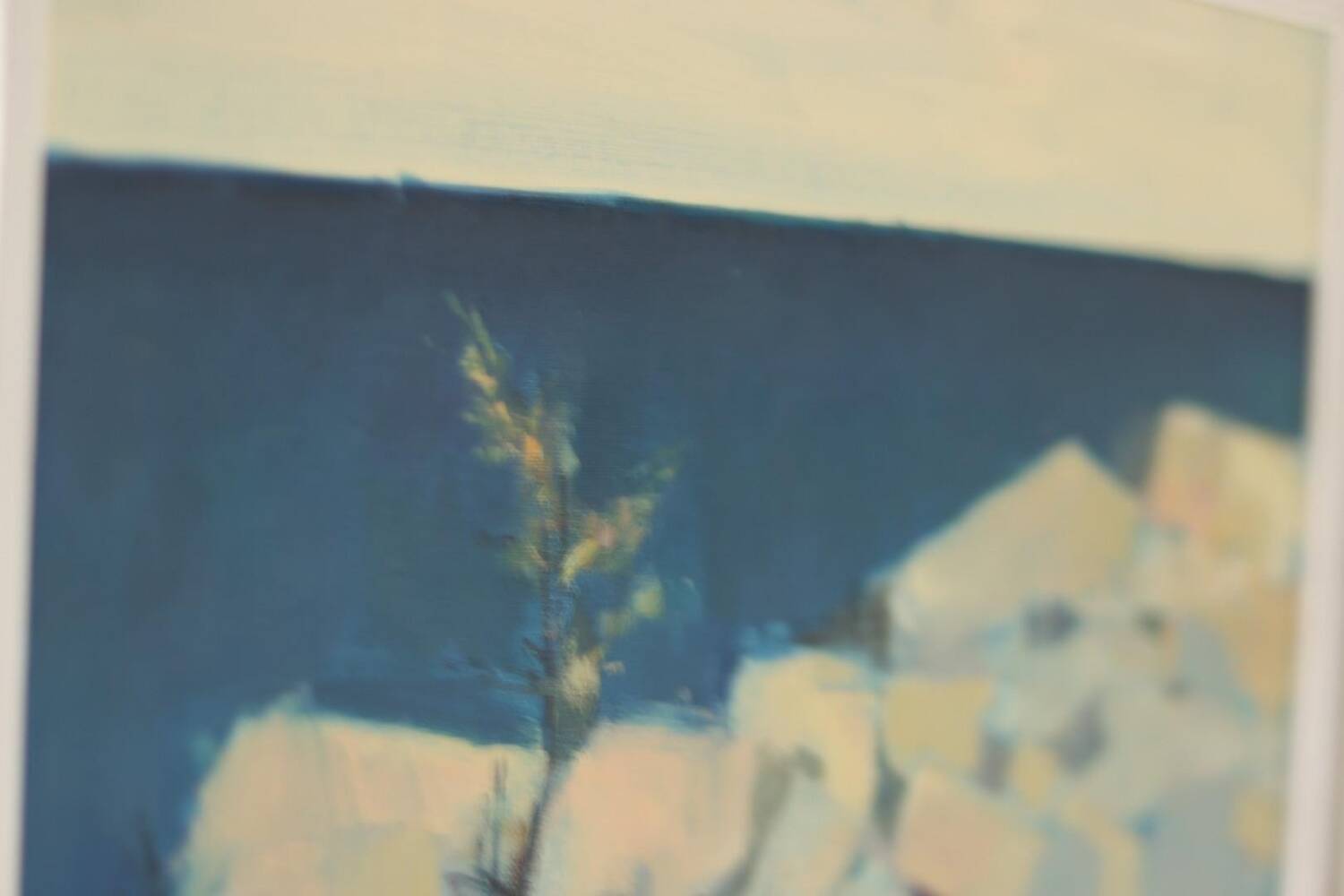 Huile sur toile suédoise – « Paysage côtier » par Arne Aspelin