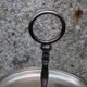Two-tier silver-plated metal serving stand – Vintage style