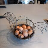 Chicken shaped egg basket