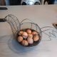 Chicken shaped egg basket