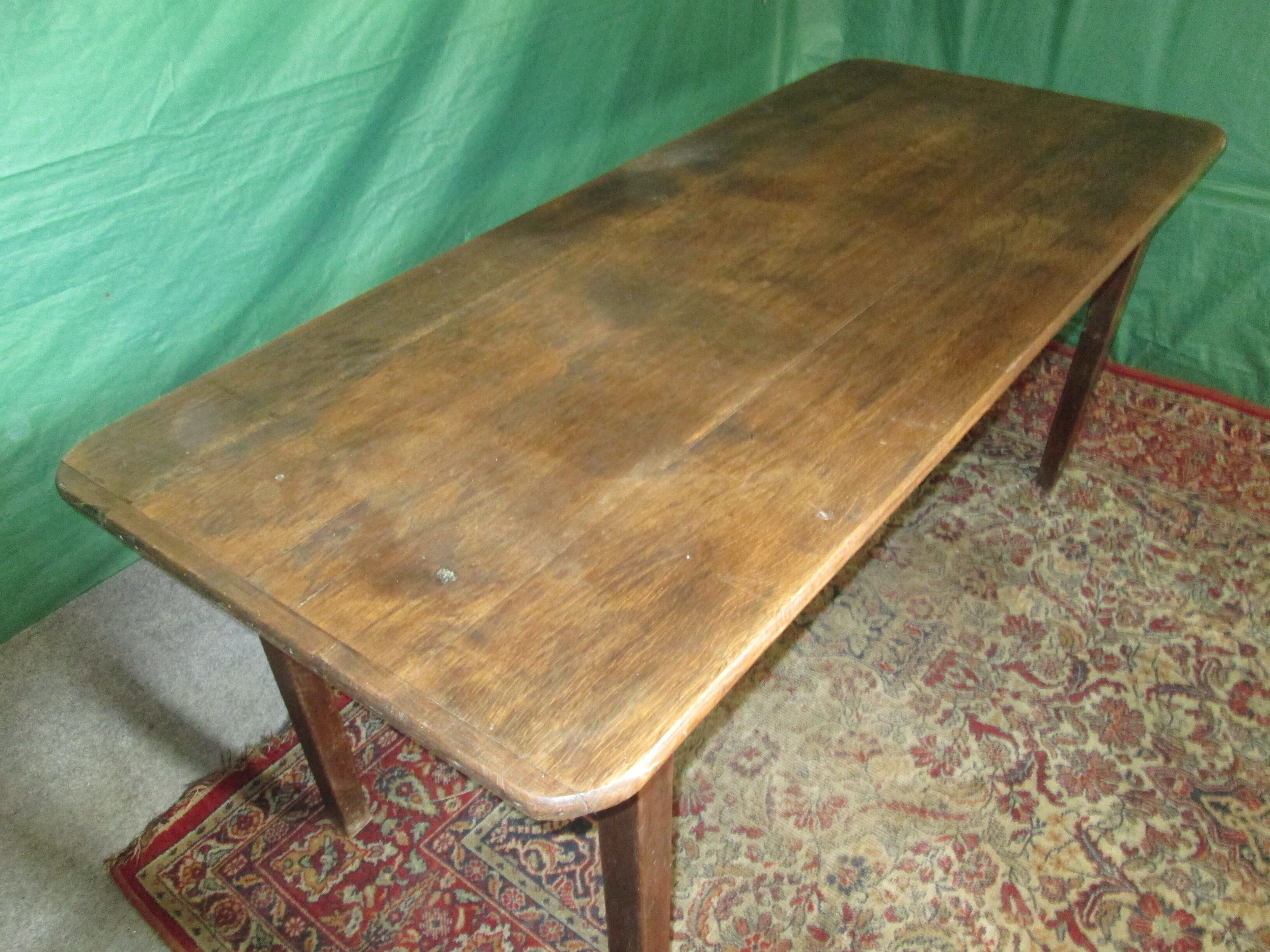 Oak farm table