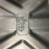 Set of 4 arper aluminium dining chairs. 1990's