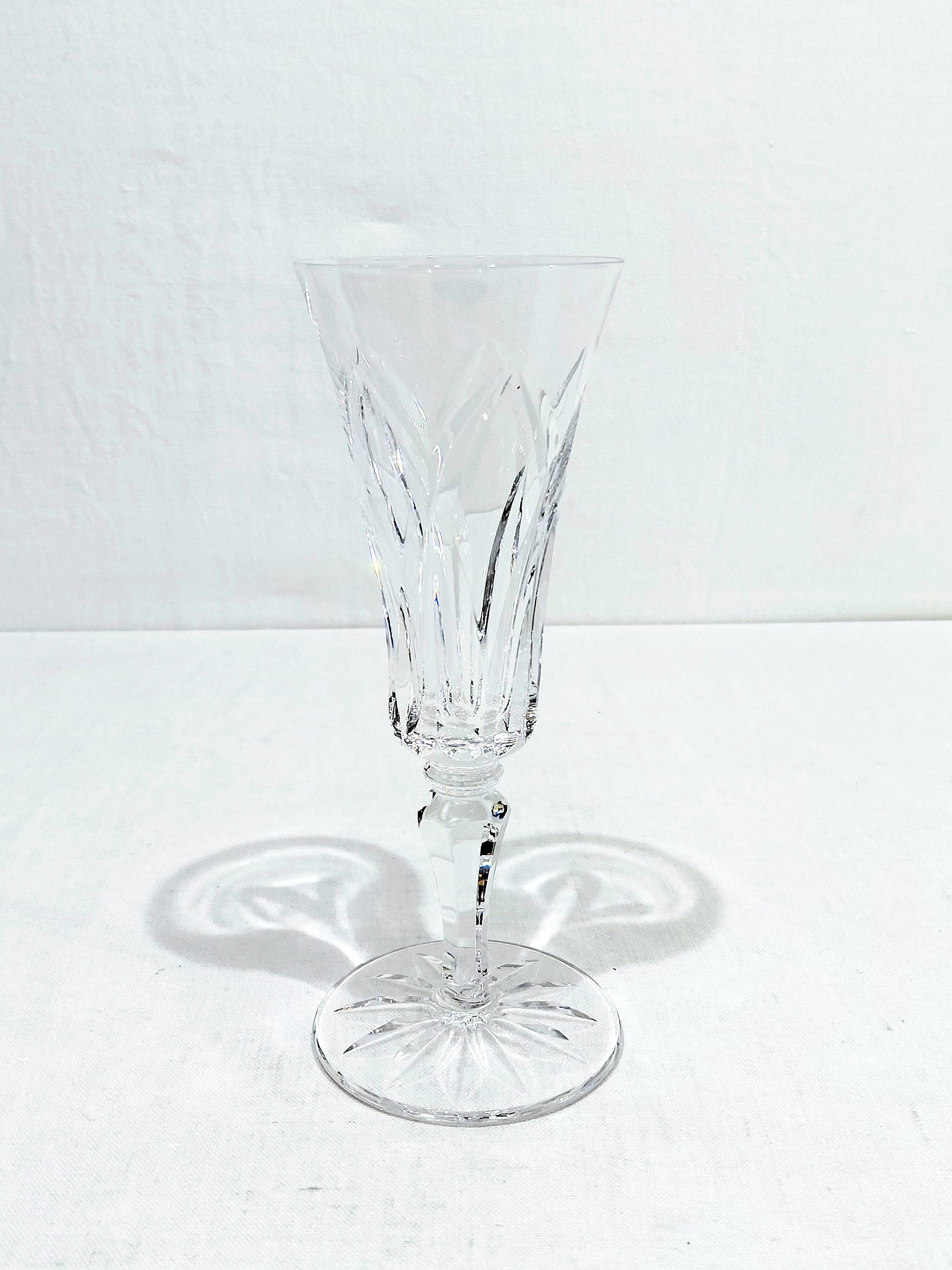 11 CHAMPAGNE FLUTES ST LOUIS CAMARGUE MODEL