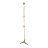 Tripod floor lamp in gilded brass – 60s/70s