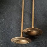 Pair of Scandinavian candlesticks