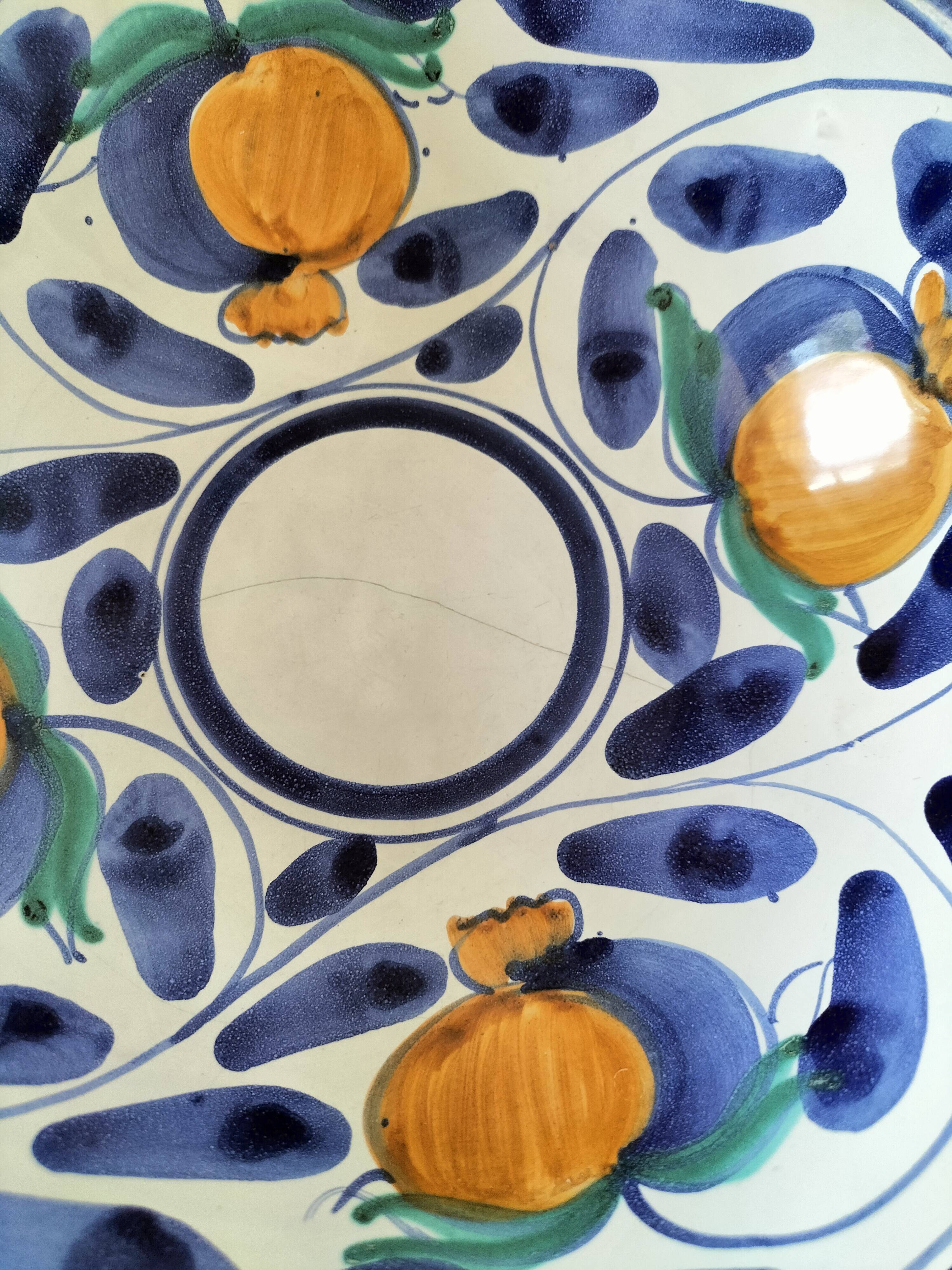 6 hand-painted ceramics – Desuir - Sicily
