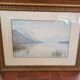 Pastel landscape signed ambroise 1914