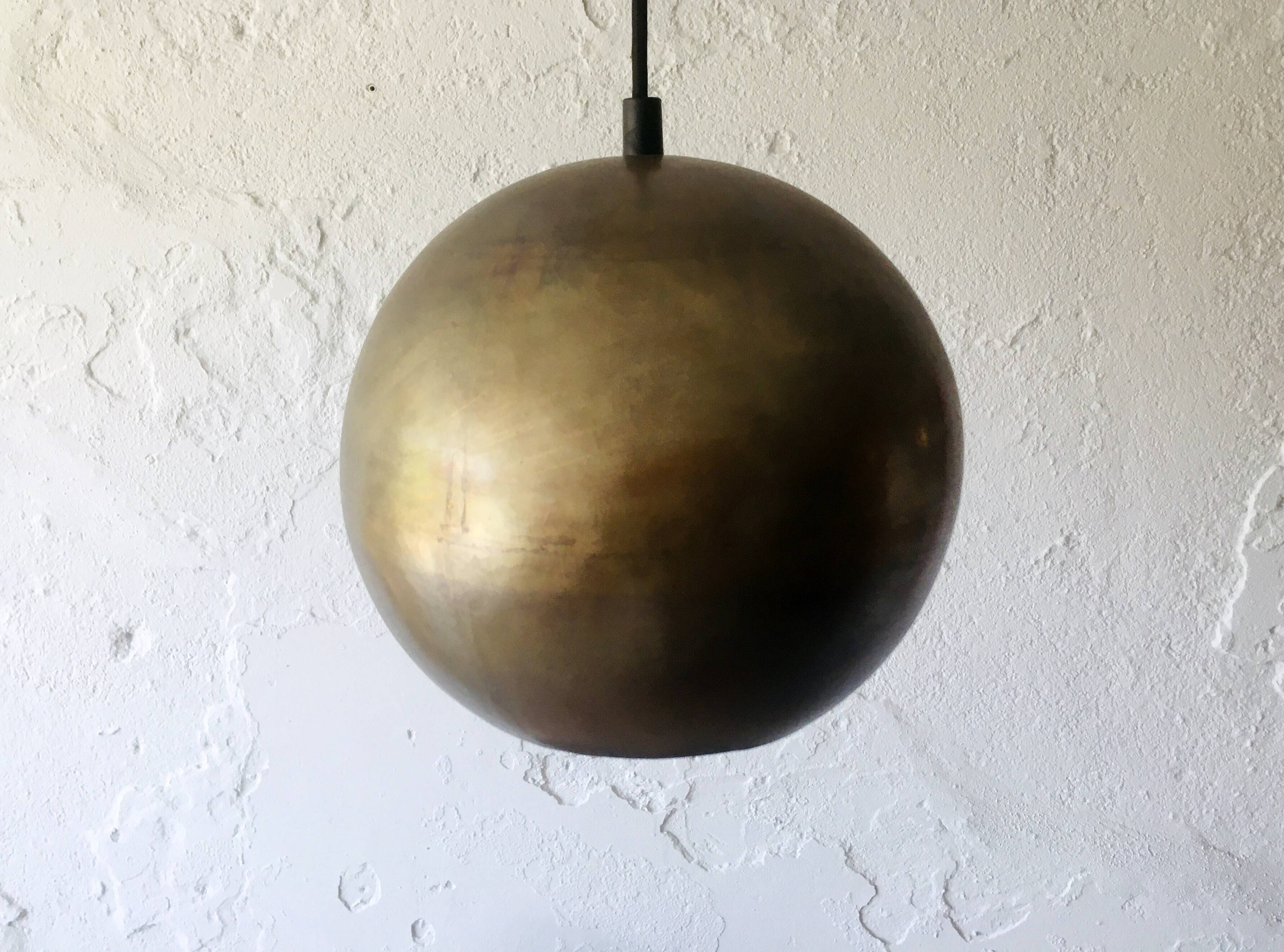 Brass Lamp, Italy 1950s