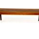 Minimalist walnut bench, Sweden, 1960