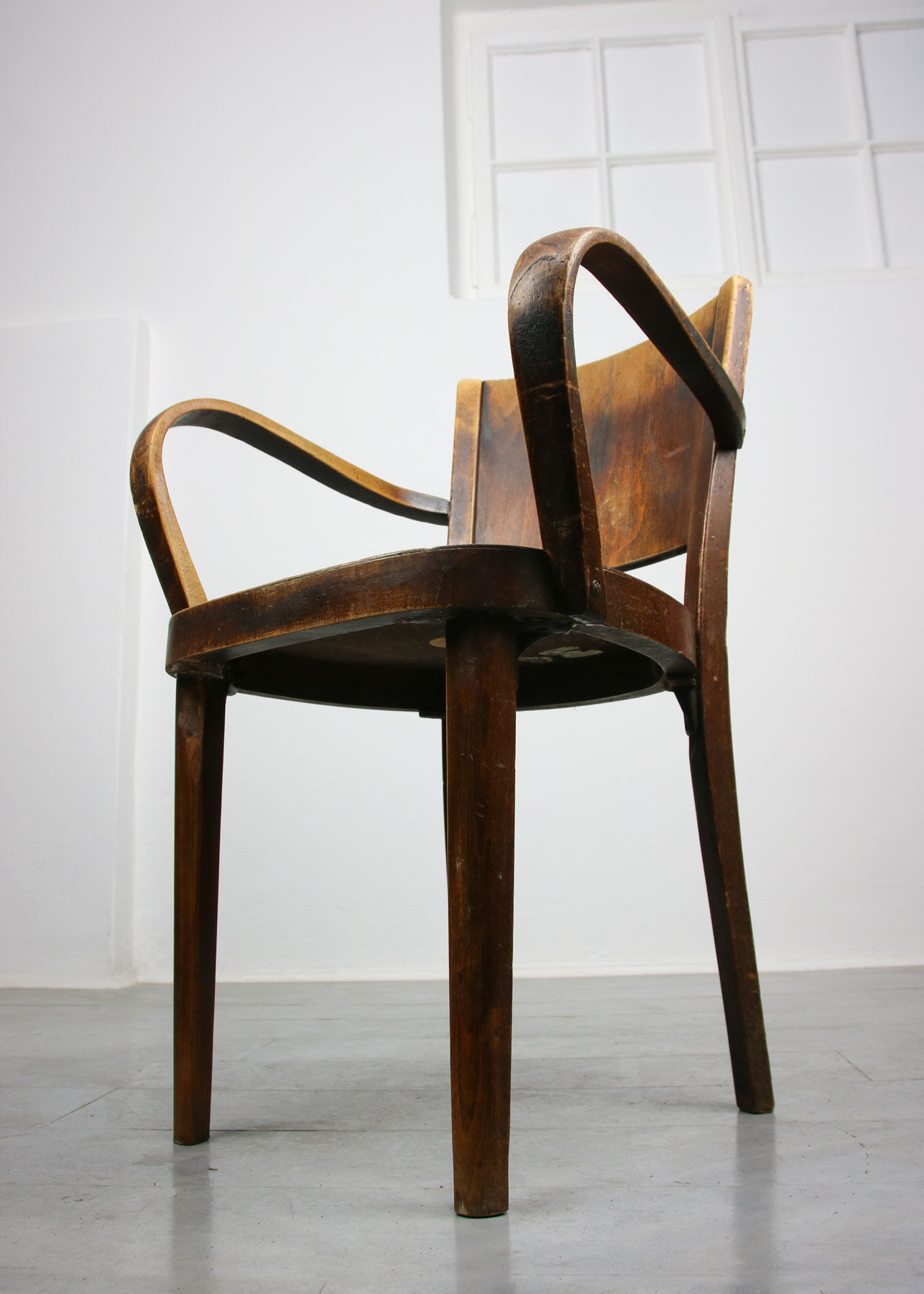 Bentwood B47 armchairs by Michael Thonet, 1930