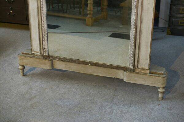 Large Napoleon III patinated mirror, 19th century