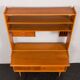 Danish vintage teak bookcase with a hidden desk, 1960s