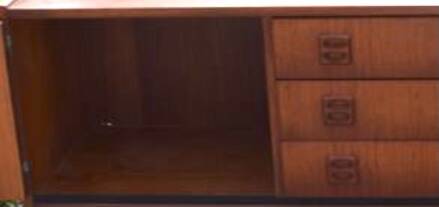 Vintage Scandinavian teak sideboard