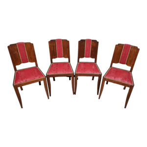 Série de 4 chaises époque - 1925