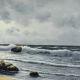 Grande Huile sur Toile Marine signée F. Carbu – XXe