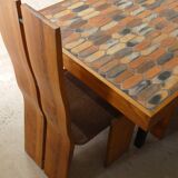 table à manger en grès, 1970