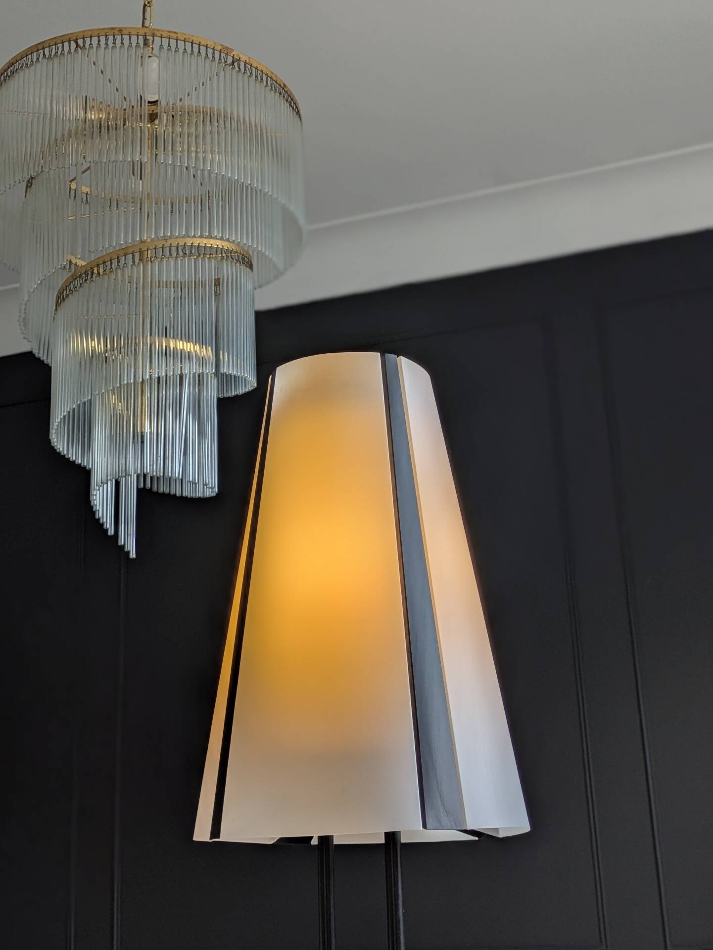 Vintage table lamp IKEA Vistofta by Gunnar Jensen. Postmodern.