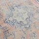 9x12 Large Area Navy Blue Persian Vintage Rug, 275x353 Cm