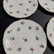 Dessert plates series of six Limoges Legrand porcelain