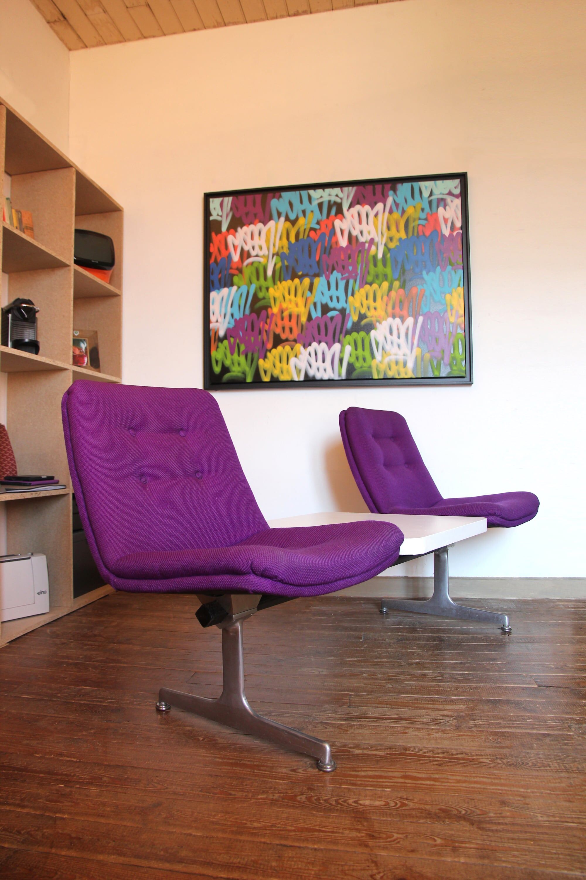 Waiting room bench Geoffrey Harcourt for Artifort