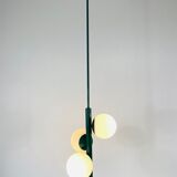 Kaiser space age pendant lamp, 1960s, Germany