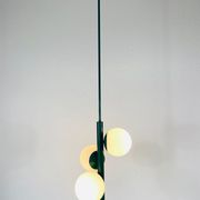 Kaiser space age pendant lamp, 1960s, Germany