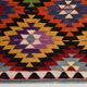 Geometric Multicolor Turkish Kilim Rug, 158x297Cm