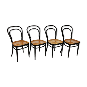 Lot de 4 chaises de salle