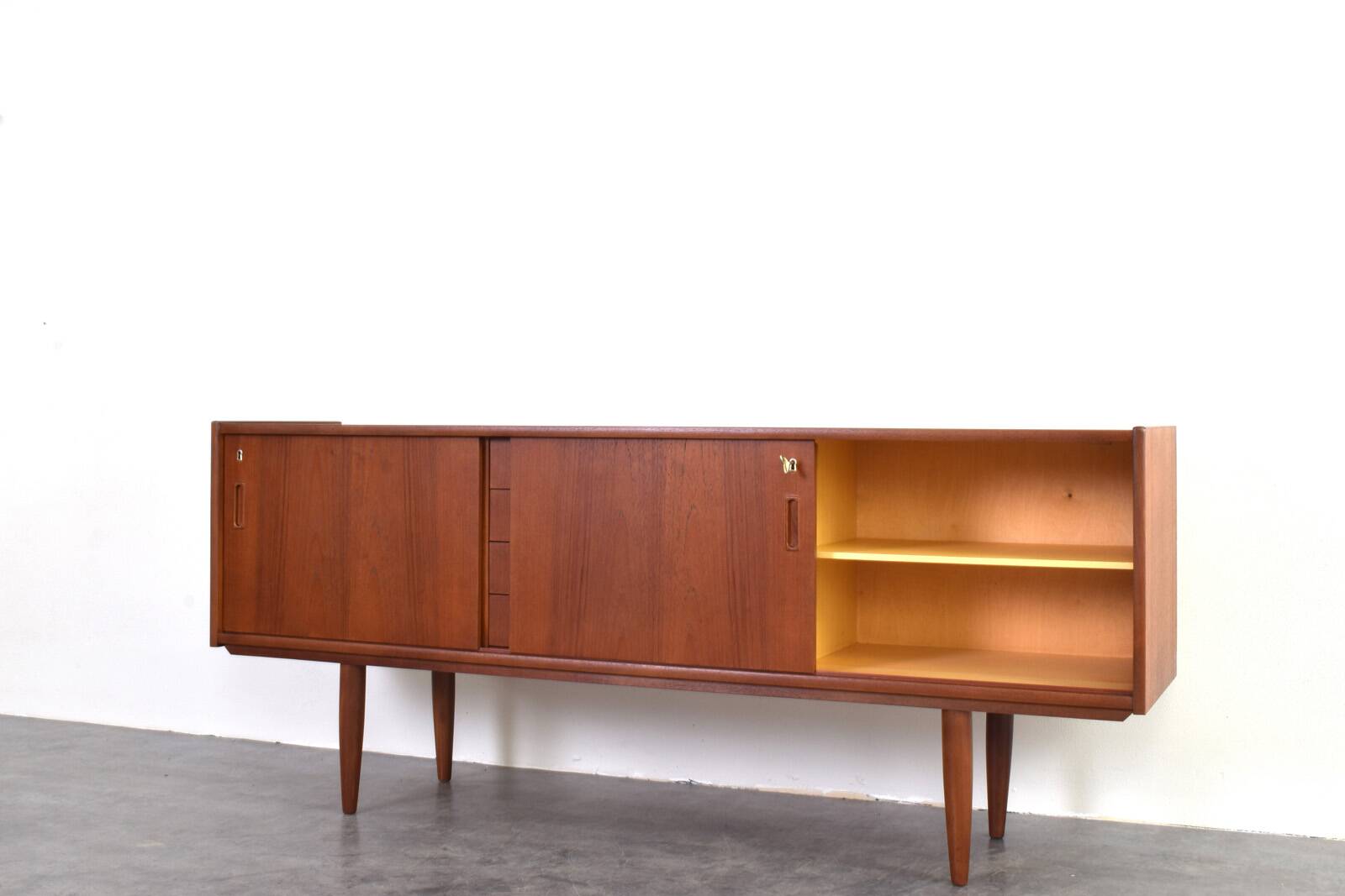 Mid-Century Danish Teak Sideboard, 1960s.