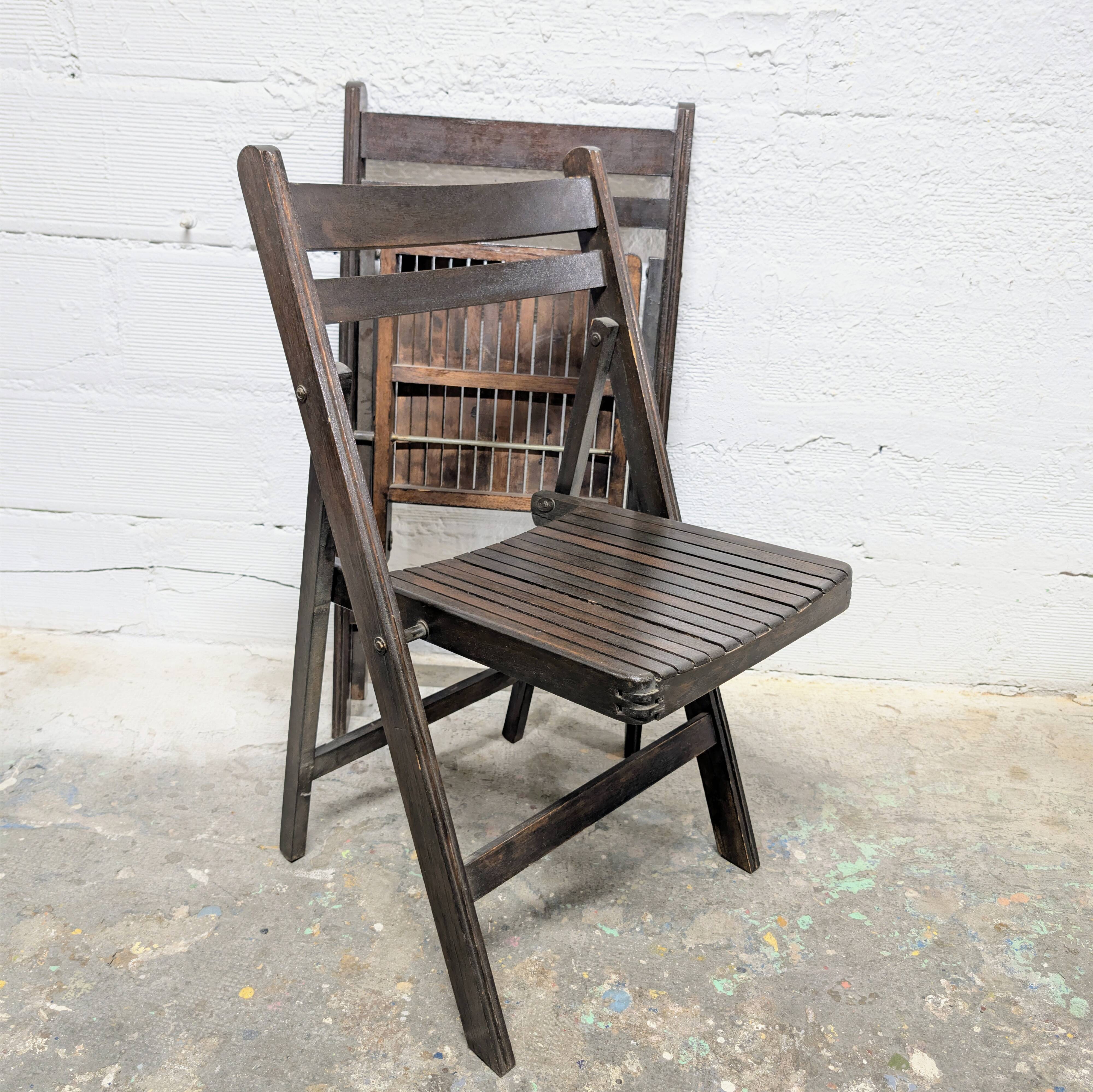 Chaise pliante en bois