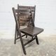 Chaise pliante en bois