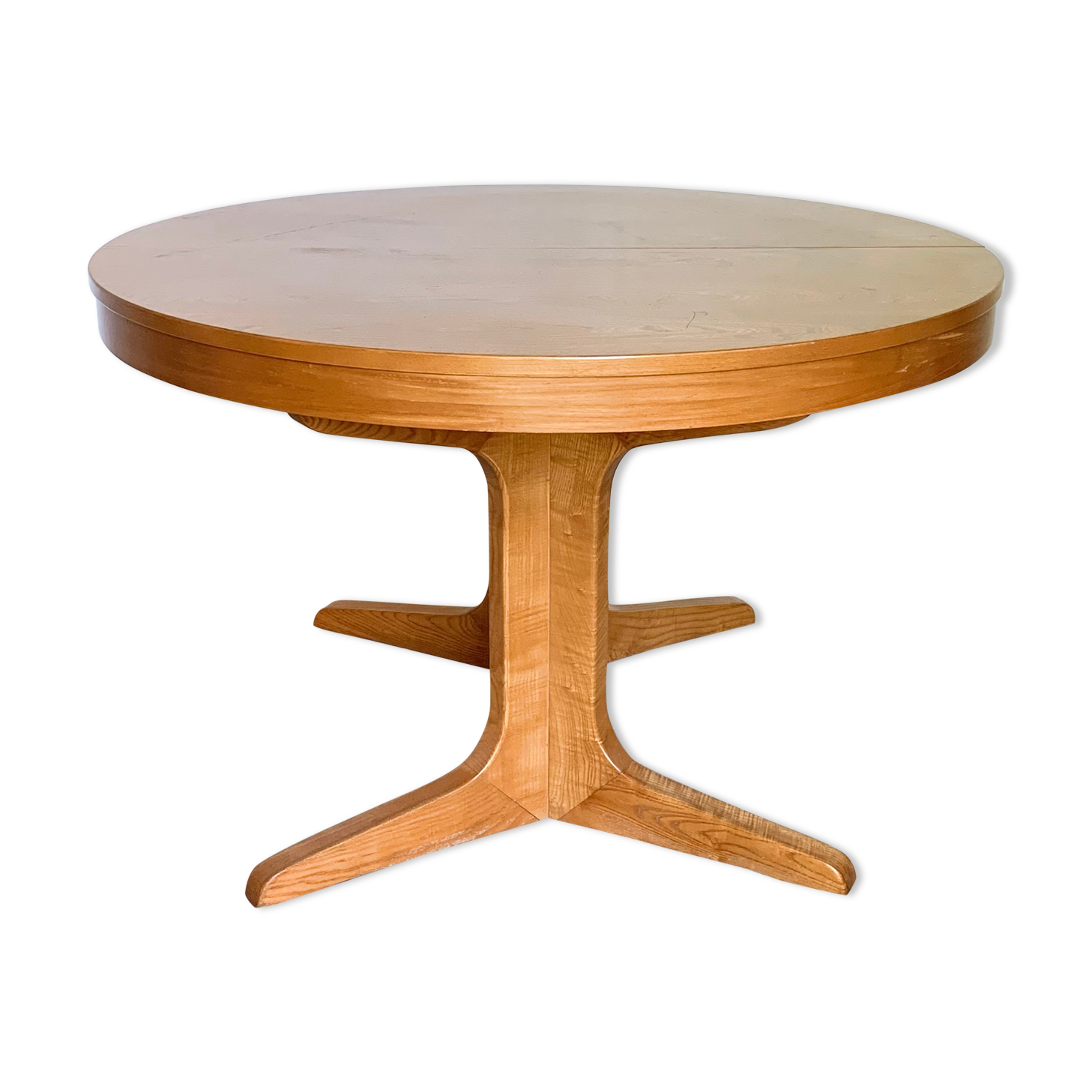 Round Scandinavian table Baumann vintage central foot star