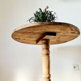 Antique oak tripod table