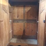 Louis XV wardrobe in light oak