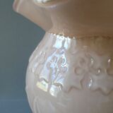 Vase Art Nouveau en opaline rose